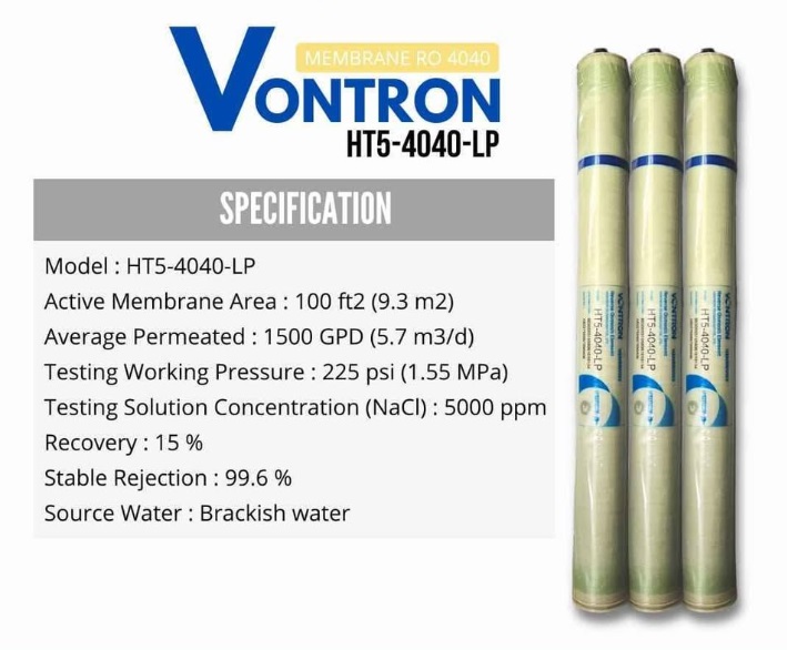 картинка Мембрана обратного осмоса Vontron   HT5 4040 LP