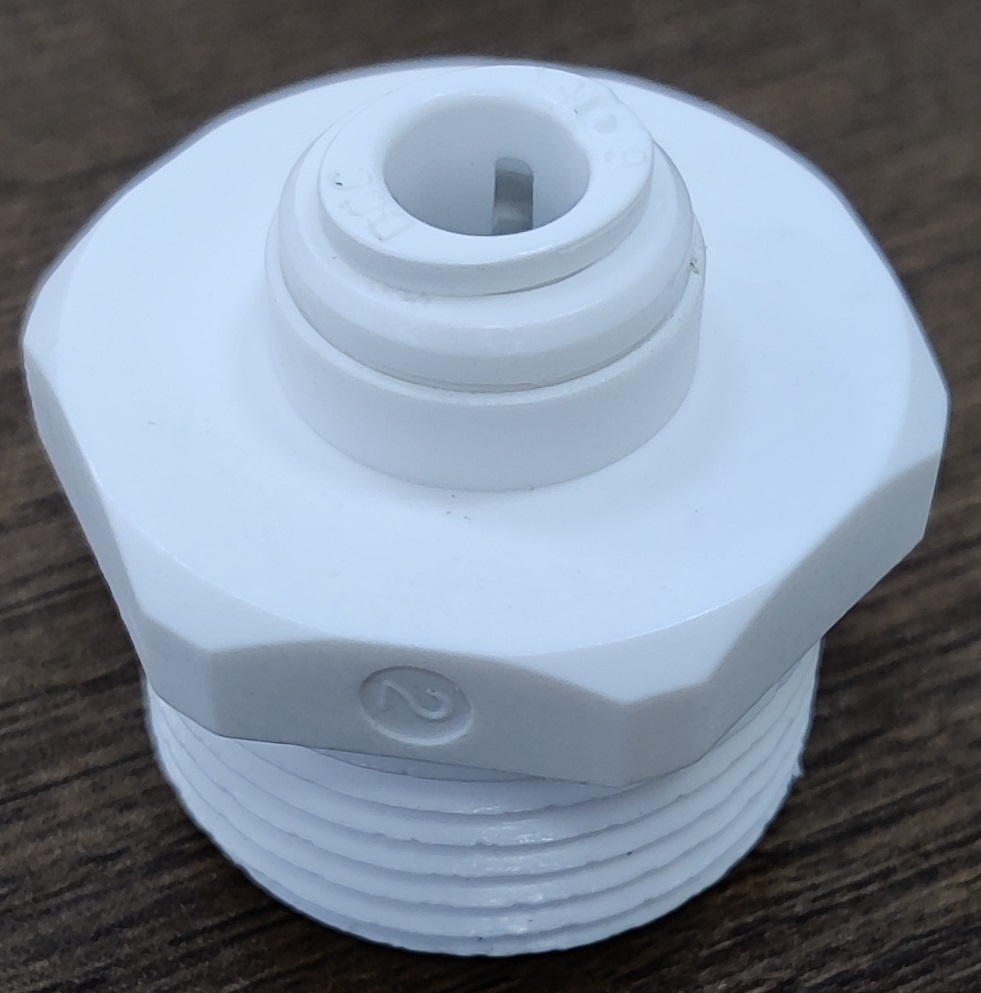 картинка Фитинг прямой QT-22C 1/4"трубка(f) x 3/4"резьба(m) комплект 10 шт.