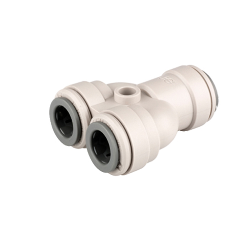 картинка Фитинг тройник QT-17A 1/4"трубка(f) x 1/4"трубка(f) x 1/4"трубка(f) комплект 25 шт.