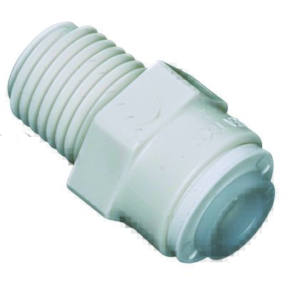 картинка Фитинг прямой QT-22A 1/4"трубка(f) x 1/2"резьба(m) комплект 25 шт.