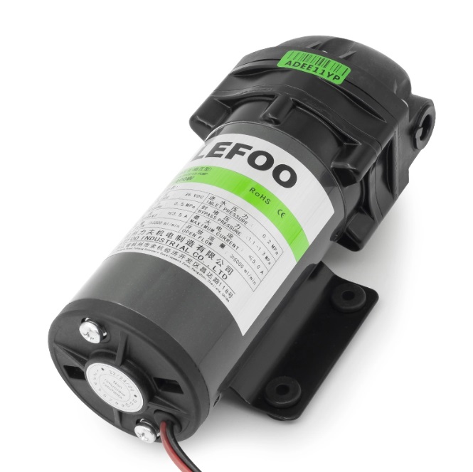 картинка Насос для очистителей воды Pump 1200  LFP21200J-V1 (36VDC, 5A, 188psi/13 бар, 5,5 л/м, 1200Gal., 3/8"резьба) 