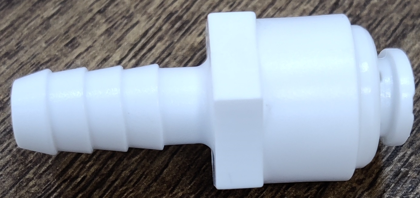 картинка Фитинг QT-24-8  1/4"трубка(f) x 8мм штуцер под шланг комплект 10 шт.