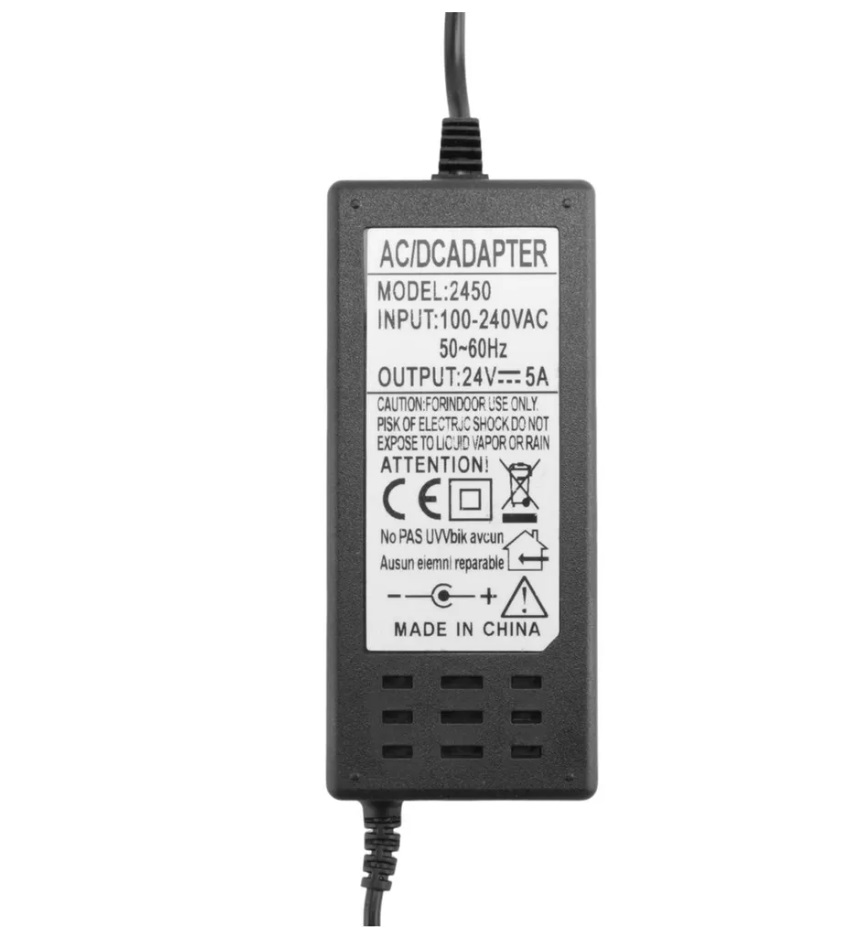 картинка Блок питания для насоса (Адаптер) 24 В, 5 А  (220VAC-24VDC, 5.0A) 