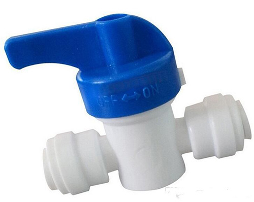 картинка Кран перекрывающий прямой QT-02A 1/4"трубка(f) х 1/4"трубка(f) комплект 5 шт. 