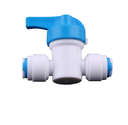 картинка Кран перекрывающий прямой QT-02B 3/8"трубка(f) х 3/8"трубка(f) комплект 5 шт. 