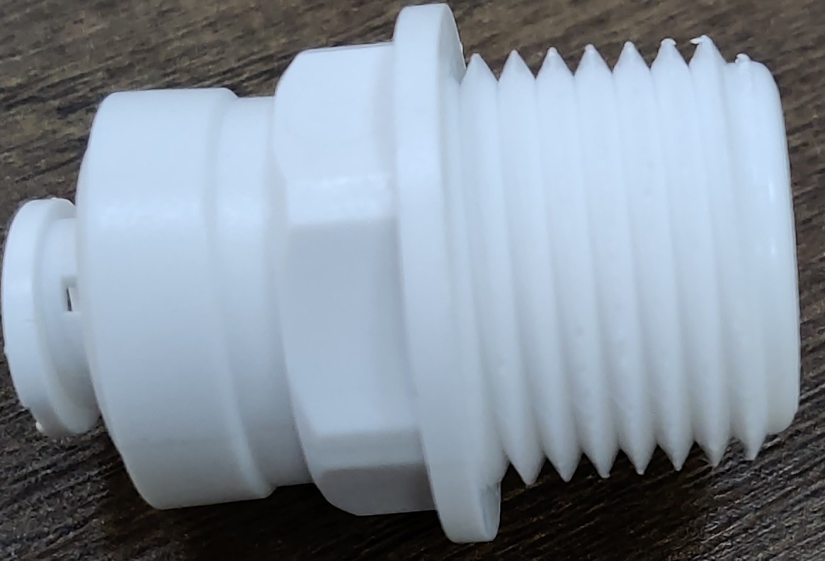 картинка Фитинг прямой QT-19T 5/16"трубка(f) x 1/2"резьба(m) комплект 5 шт.