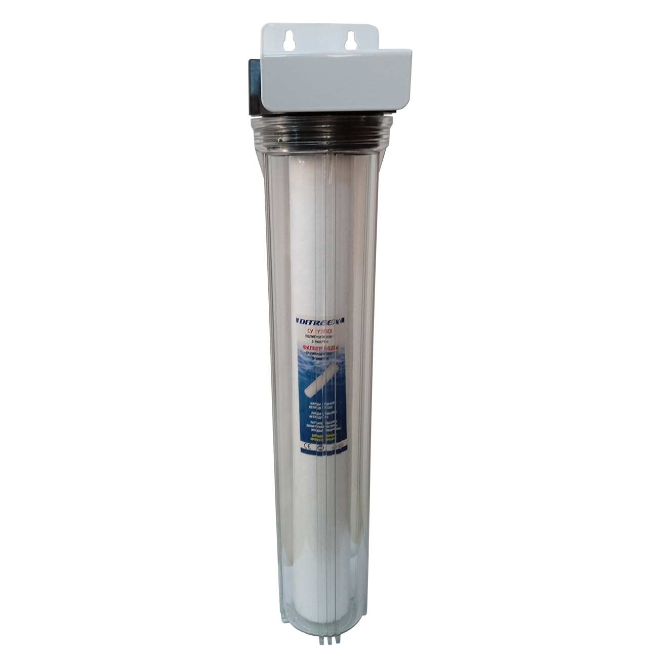 картинка Одинарный магистральный фильтр BRK01G-3/4-20sl (PP20" Slim Line, ключ, метал. резьба 1.0")