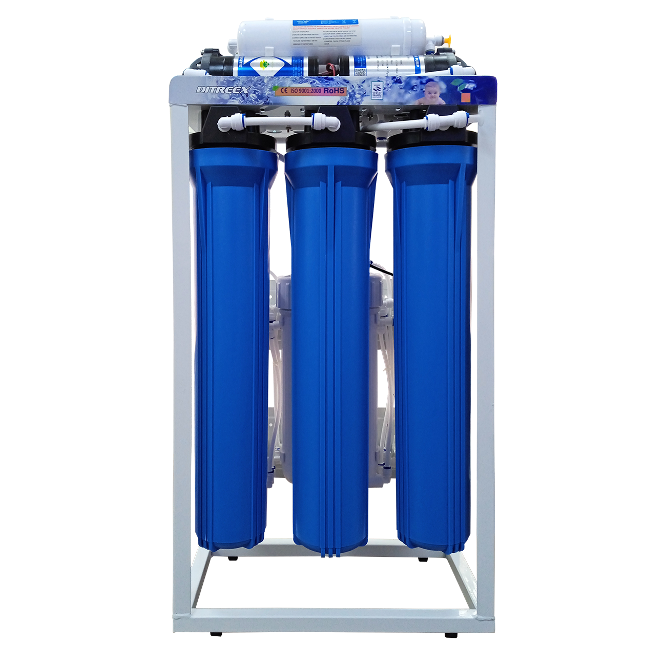 картинка Напольная установка обратного осмоса бескорпусная DITREEX ROF4-4m (4x100G ручной режим, без бака и крана)