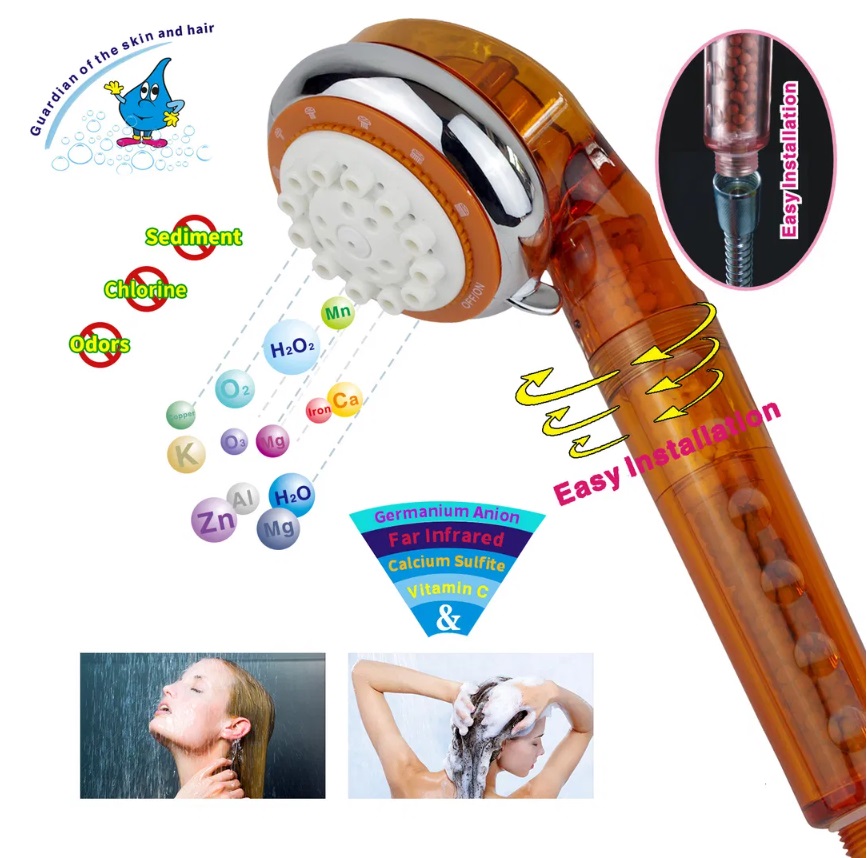 картинка Фильтр для душа SFH-01 (оранжевый)