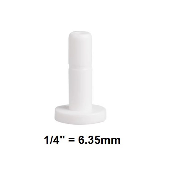 картинка Заглушка фитинга 1/4 дюйм  QT-T1/4 1/4"трубка (f) x 1/4"трубка(m) комплект 25 шт.