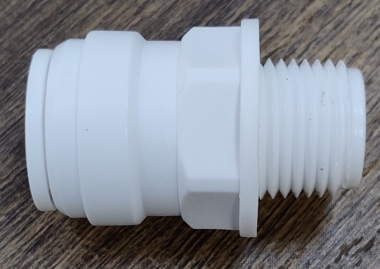 картинка Фитинг прямой QT-21P 1/2"трубка(f) х 3/8"резьба(m) комплект 5 шт.